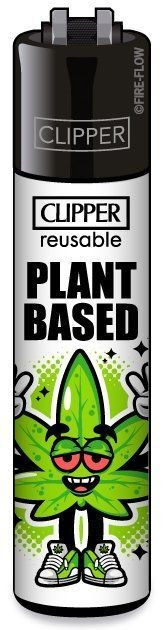 Clipper Feuerzeug Weed Slogan Plant Based